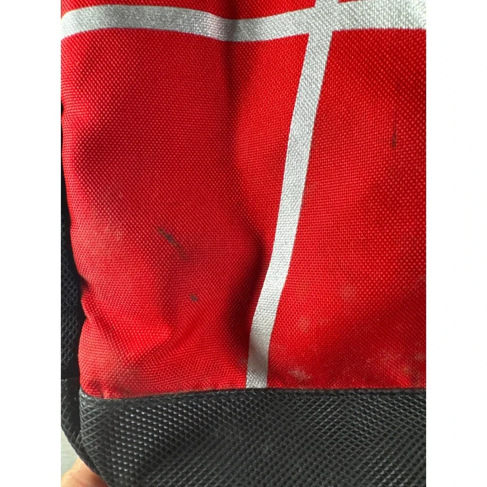 AND1 Basketball Backpack Red Black Large Logo Sports Gym Bag 20x14